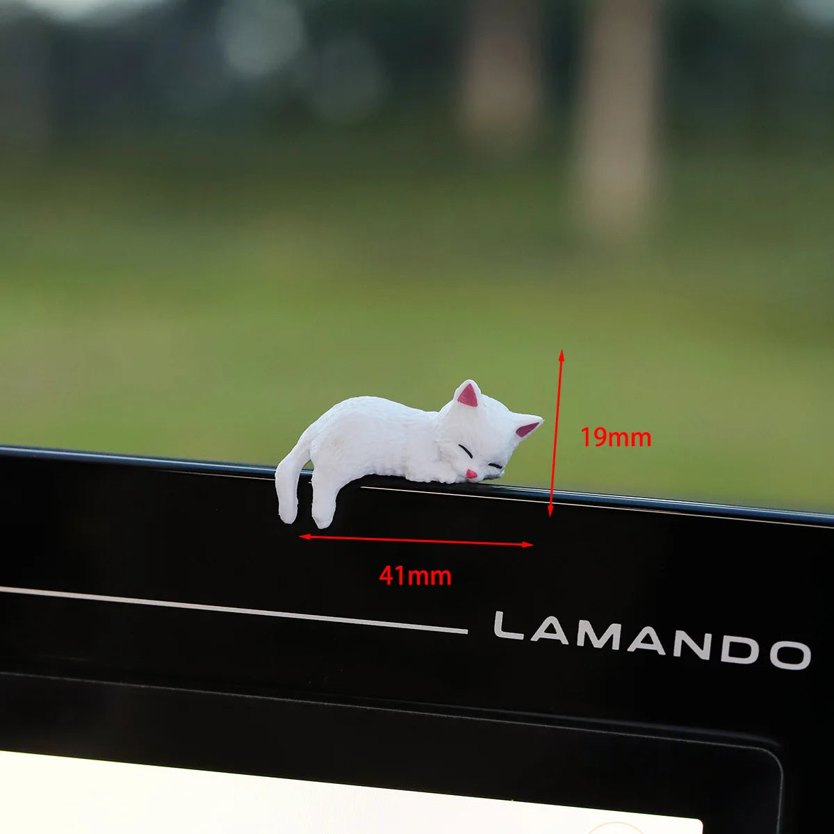 5-Pack Healing Anti-Loneliness Cat Figurines Resin Desktop Car Companion