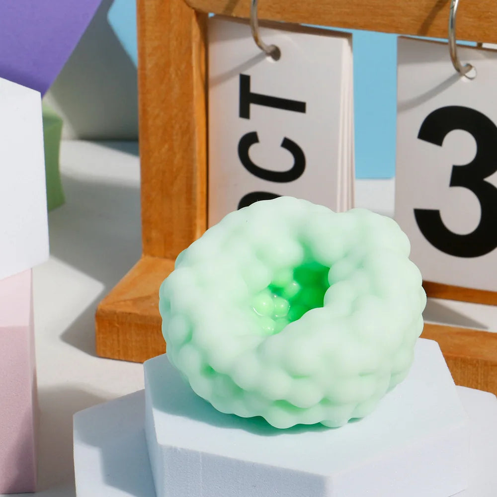 1pc Stress Relief Squeeze Ball Soft Slow Rise Squishy Focus Desk Relaxation