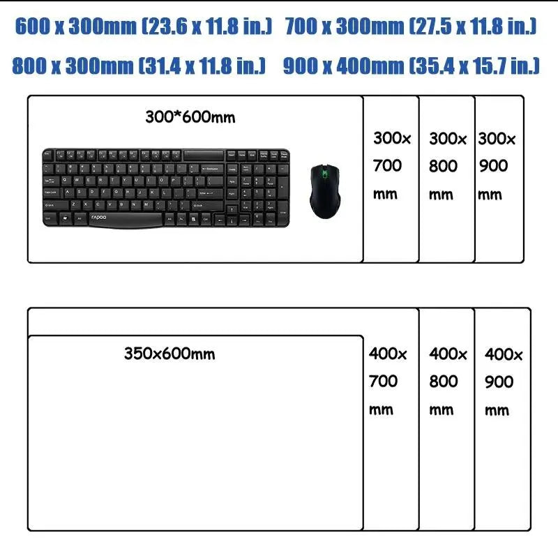 Japanese Dragon Large Gaming Mousepad XXL Keyboard Gamer Mouse Pad Table