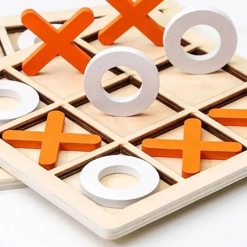 Montessori Play Game Wooden Toy Mini Chess Interaction Puzzle Training Brain