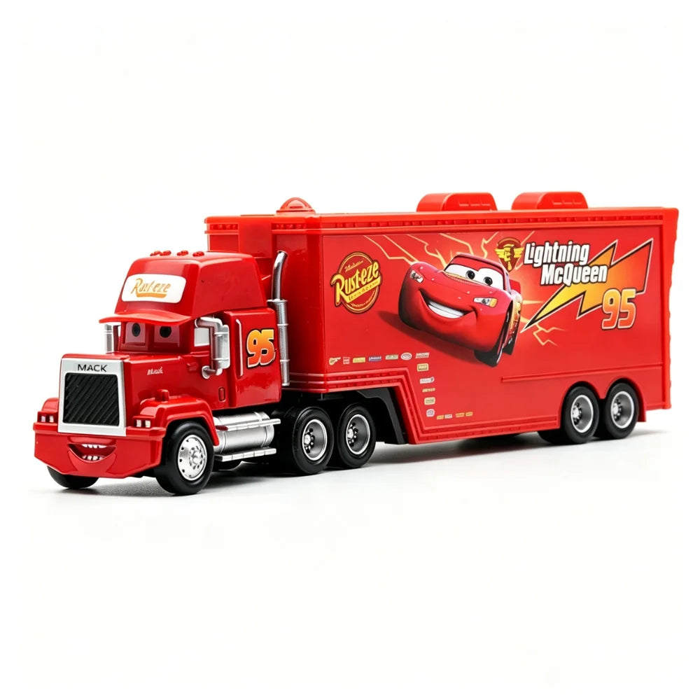 2025 New Pixar Cars Truck Set Lightning Mcqueen Uncle Mike Model Trucks