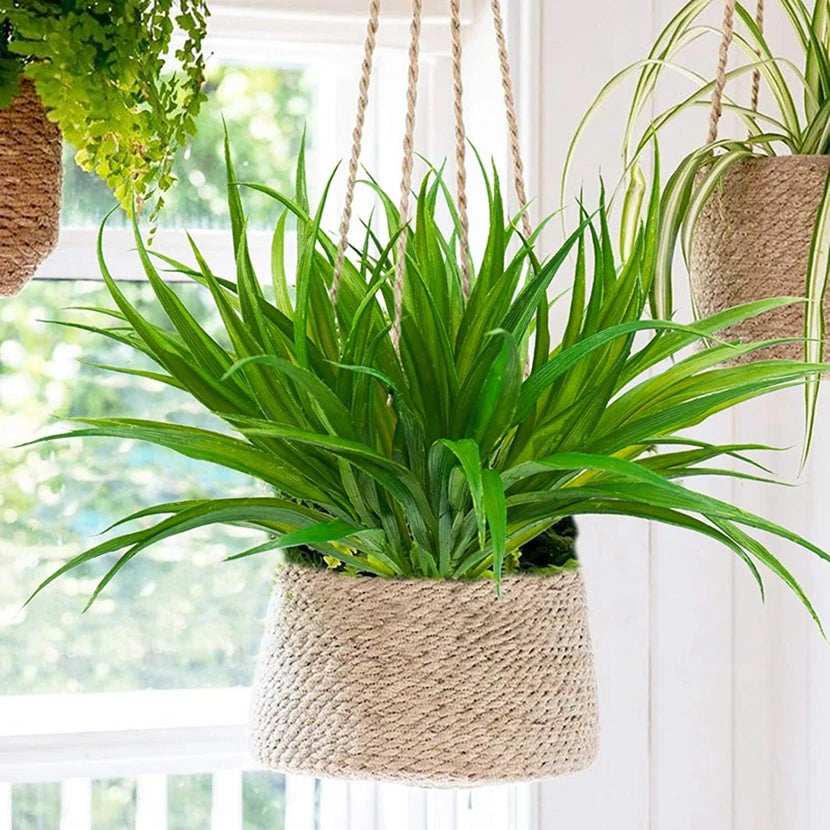 Artificial Plant Spring Grass Bracketplant Home Garden Bonsai Christmas Party