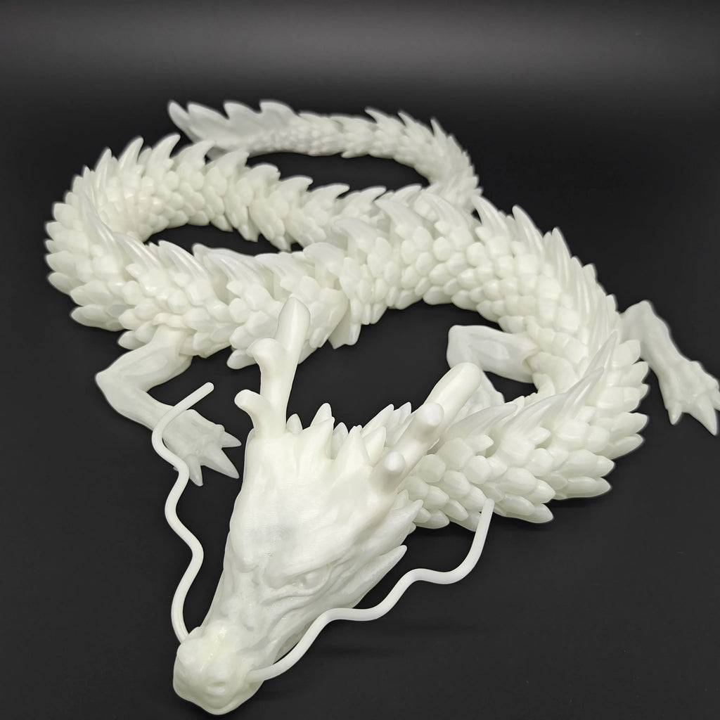 88CM 60CM 3D Printed Gem Dragon Crystal Fidget Toy Rotatable Articulated