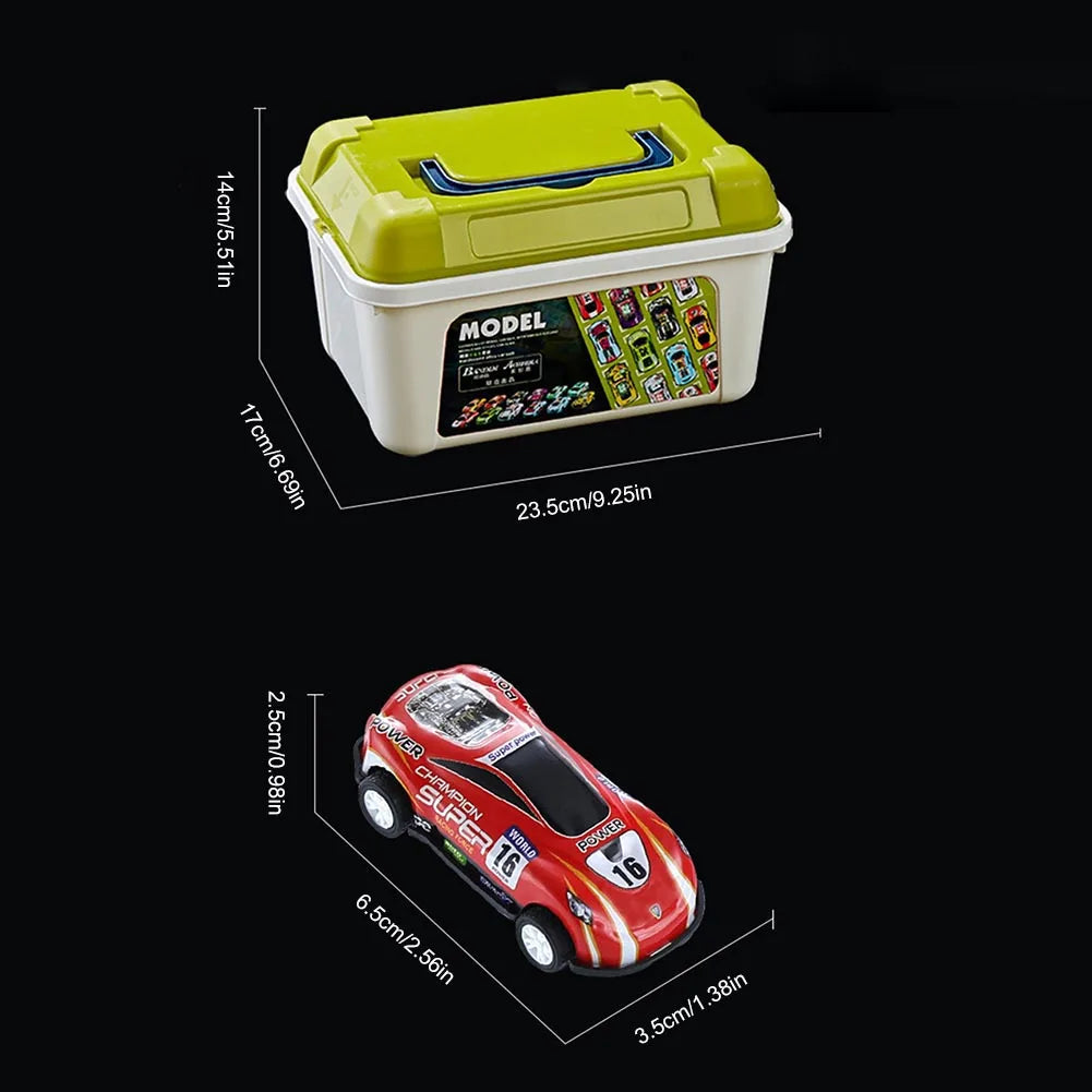 20 30 50Pcs Mini Car Set Inertia Vehicles