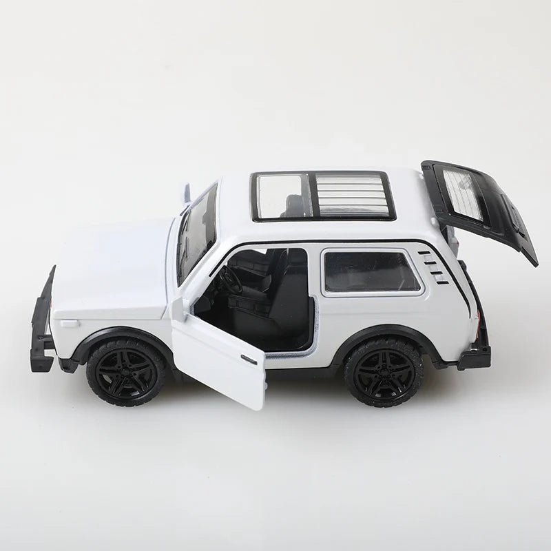 1 36 Niva Alloy Pullback Car Die-cast Metal Boy's Toy Powerful Pullback