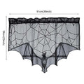 Halloween Decoration Bats Tablecloth Black Lace