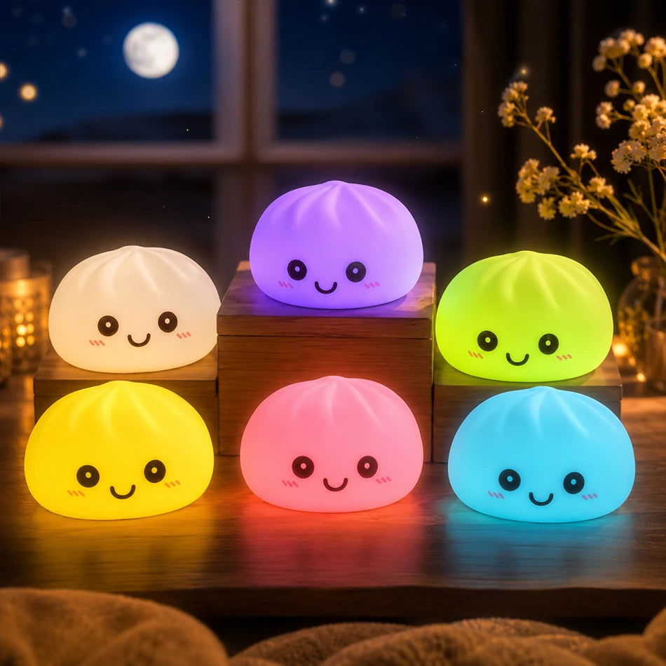 2027 New Dumpling Night Lights Glowing Desktop Ornament