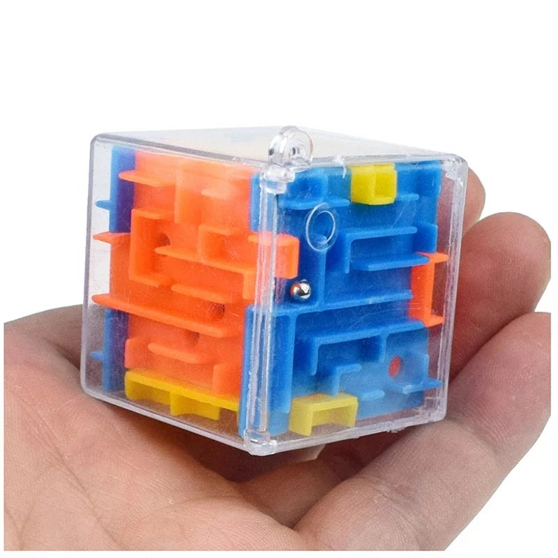 Mini 3D Maze Cube Puzzle Rolling Ball