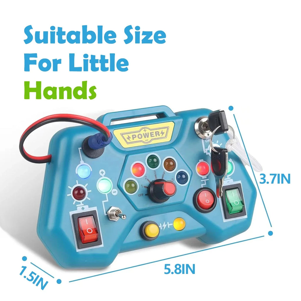 Kids Montessori Busy Board Early Educational Toy Perfect Travel Gift Toddlers