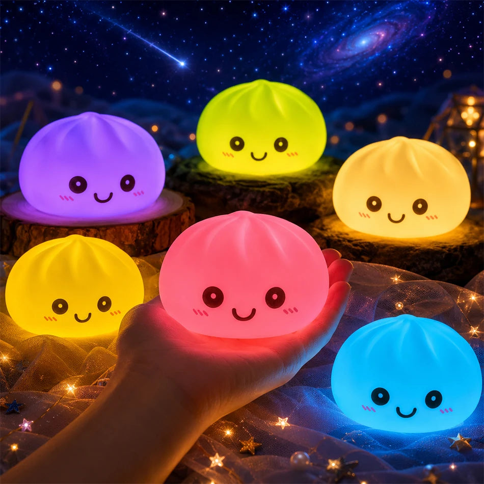 2027 New Dumpling Night Lights Glowing Desktop Ornament