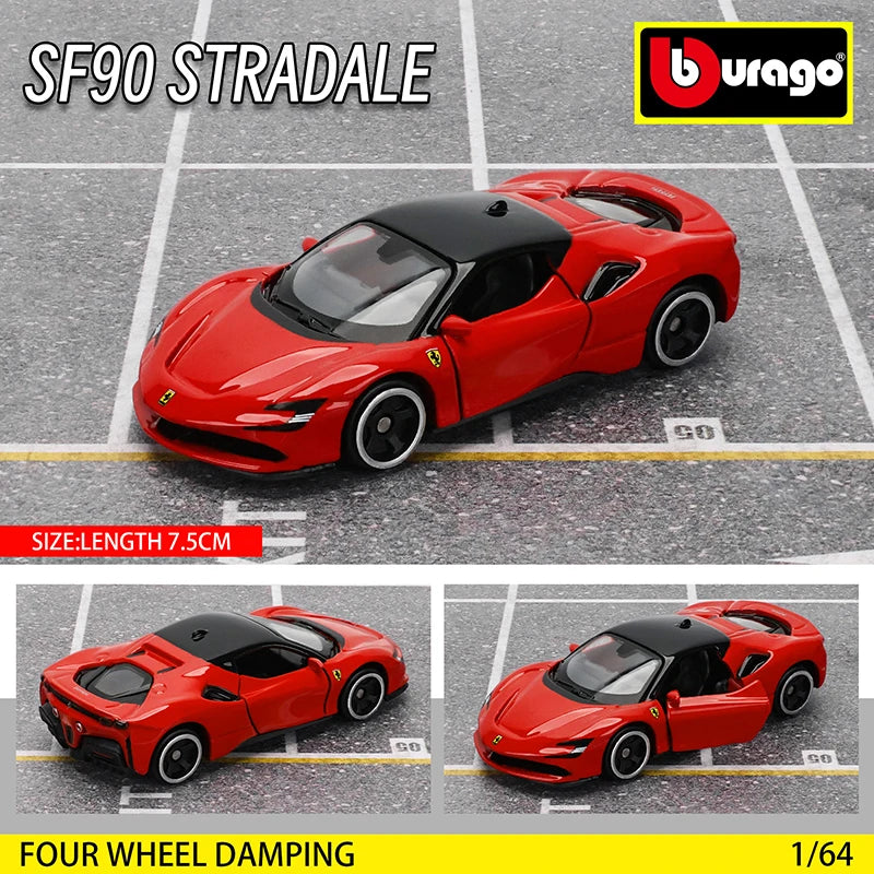 1:64 Scale Diecast Ferrari Car Model Collectible