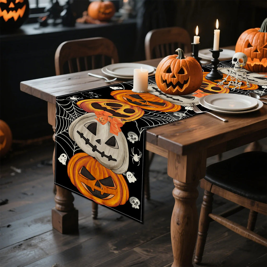 1Pcs Bohemian Halloween Theme Table Runner Decoration