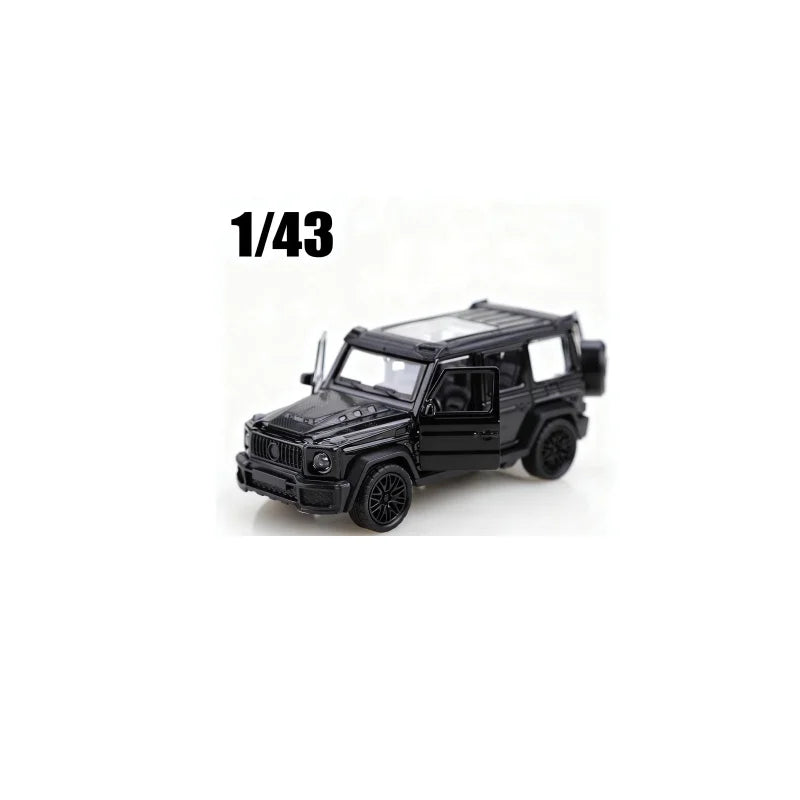 1:43 Three-door alloy toy simulation sports car model ornament pull-back