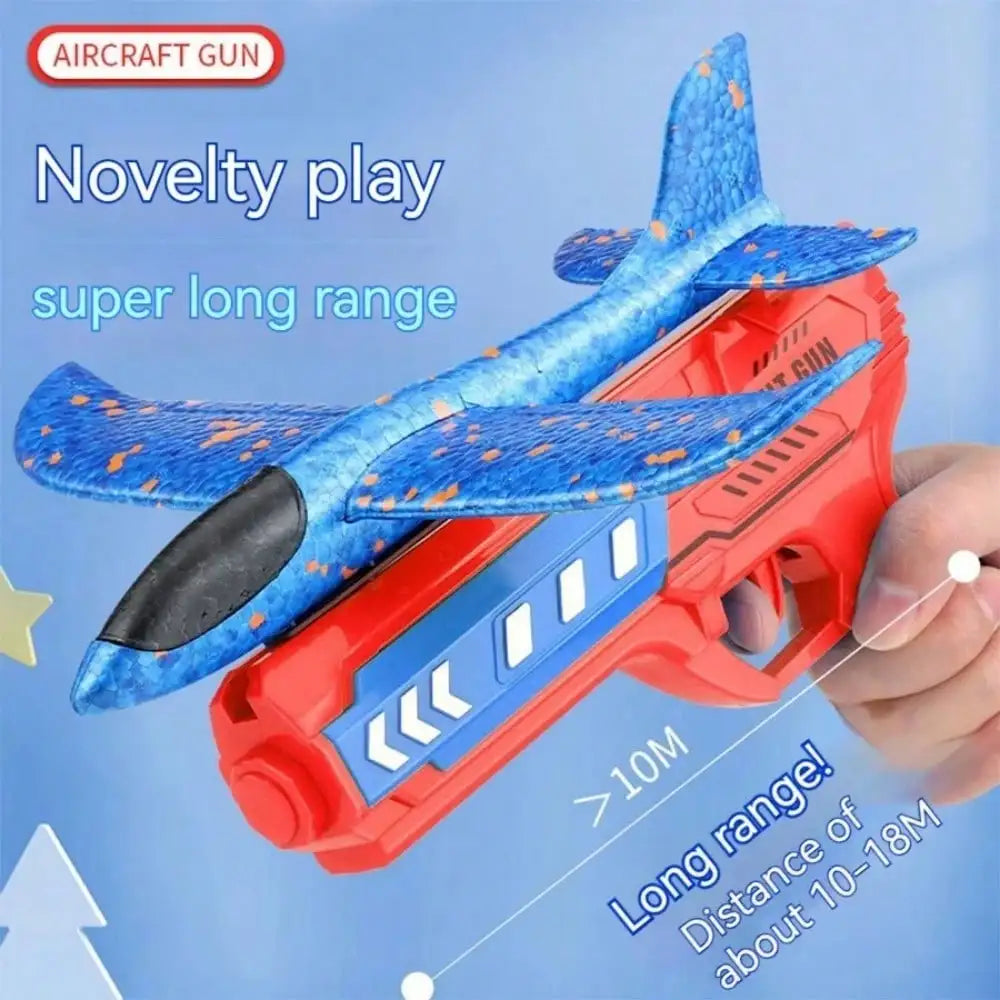 Kids Catapult Planes Foam Gliders Outdoor Toy