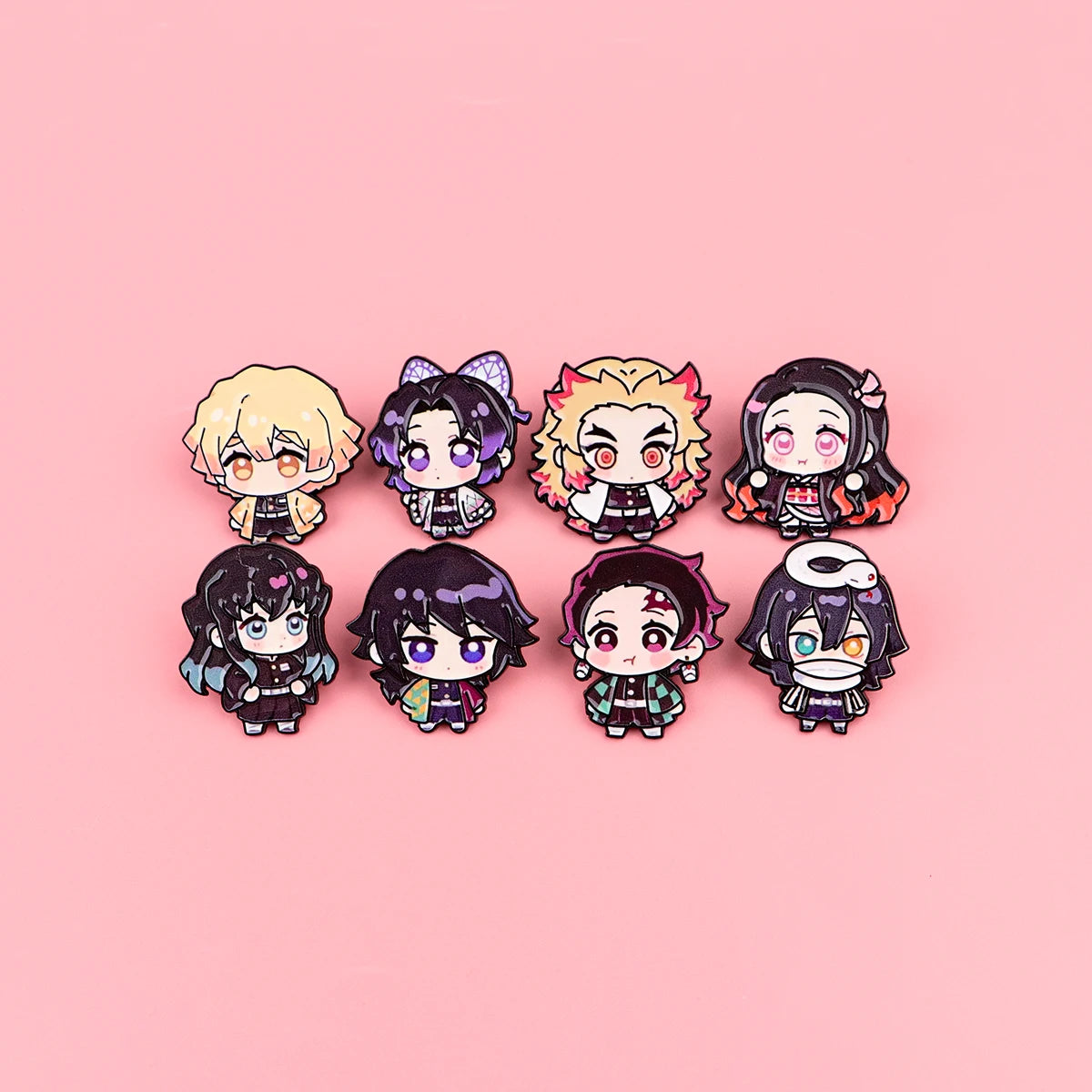 Anime Figure Enamel Pin Cartoon Character Badges Backpack Women's Brooches