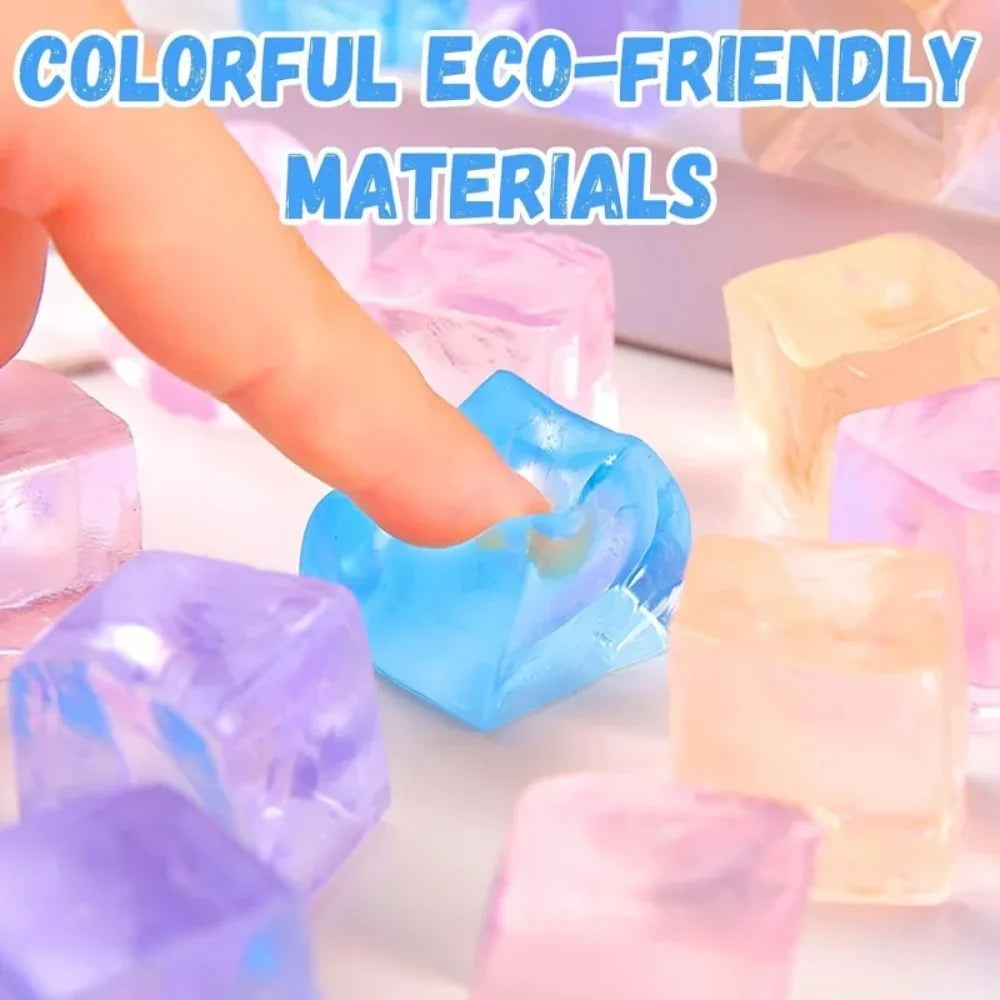 Mini Ice Cube Squishy Toys 15-Pack Fidgets