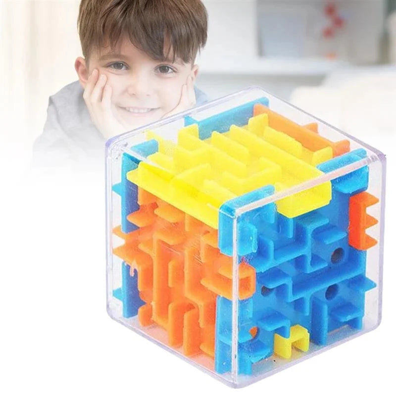 Mini 3D Maze Cube Puzzle Rolling Ball