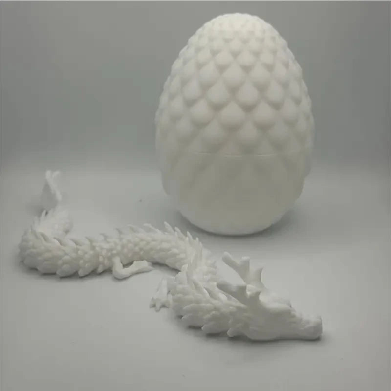 3D Chinese Dragon Surprise Egg Mini Movable Joint Decor Cute Collectible