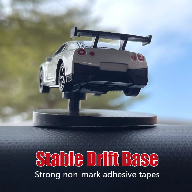 Drift Car dashboard toy model swing turning cool sports race auto ornaments