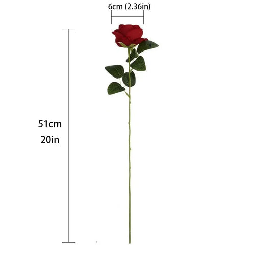 1 5 10 20pcs Roses Artificial Flowers Rose Flower Branch Realistic Fake