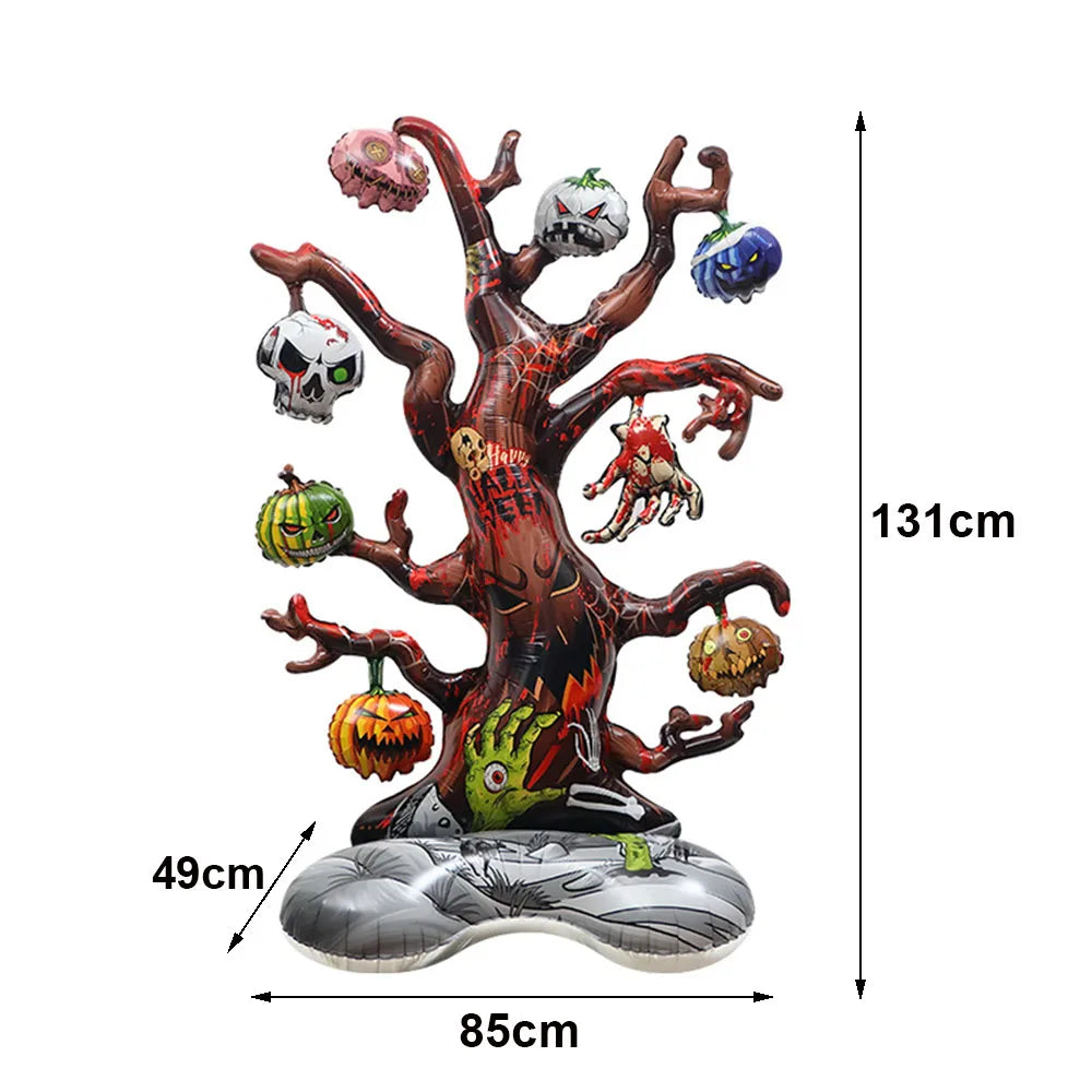 Halloween Inflatable Ghost Tree Balloons Pumpkins Mummy Outdoor Indoor Yard
