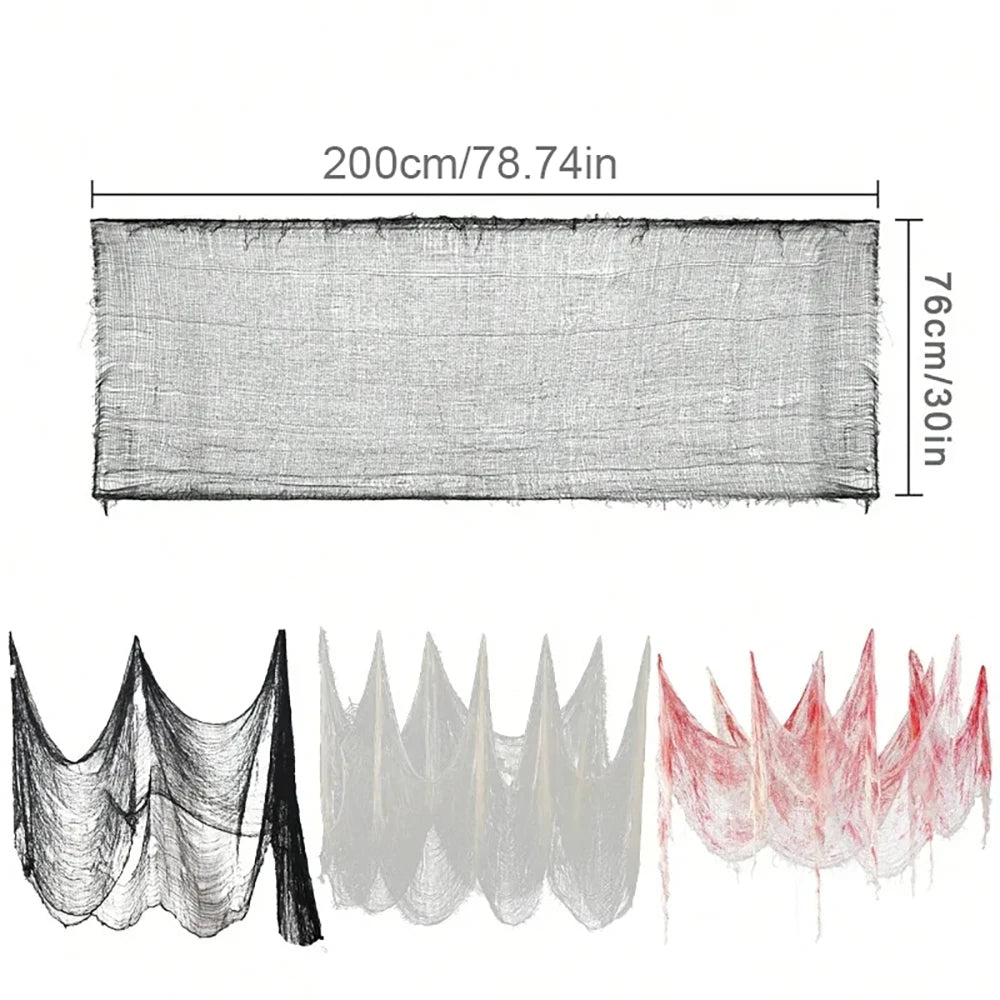 Halloween Bloody Gauze Decorations Horror Bloody Cloth