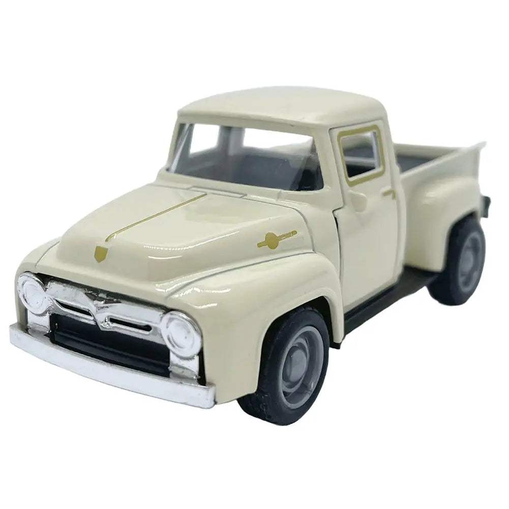 1 32 Red Metal Truck Model Vintage Alloy Mini Pull-Back Diecast Car