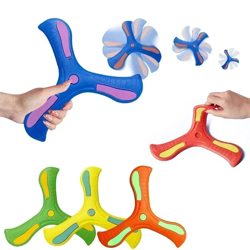 Boomerang Soft Three-leaf Cross Night Light Toy