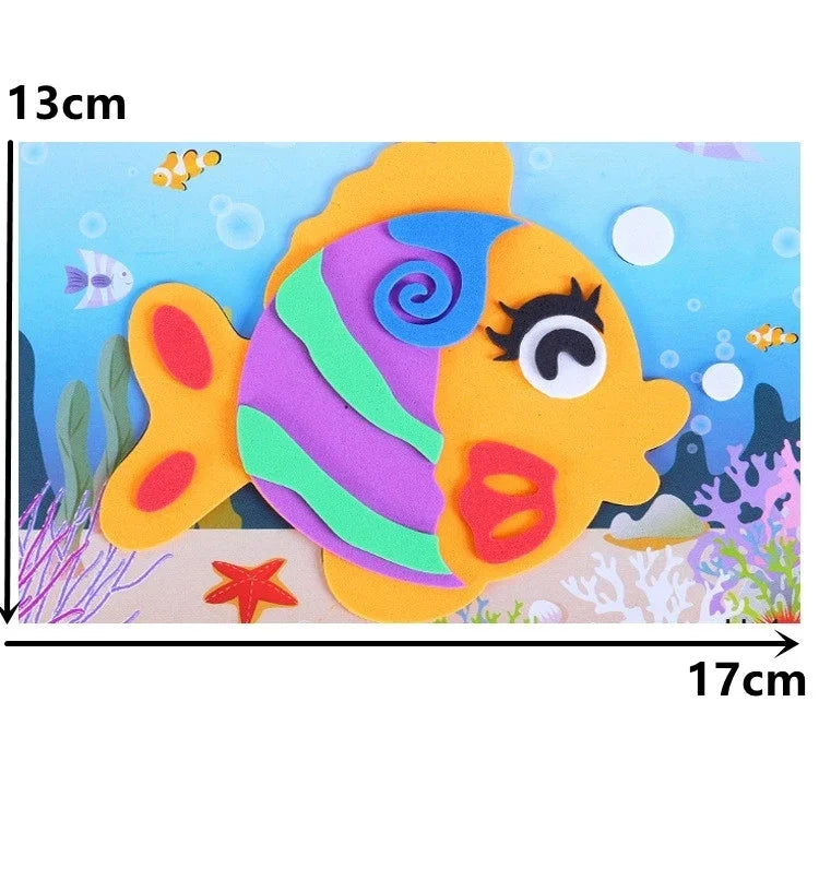Educational 3D Eva Foam Sticker DIY Puzzle