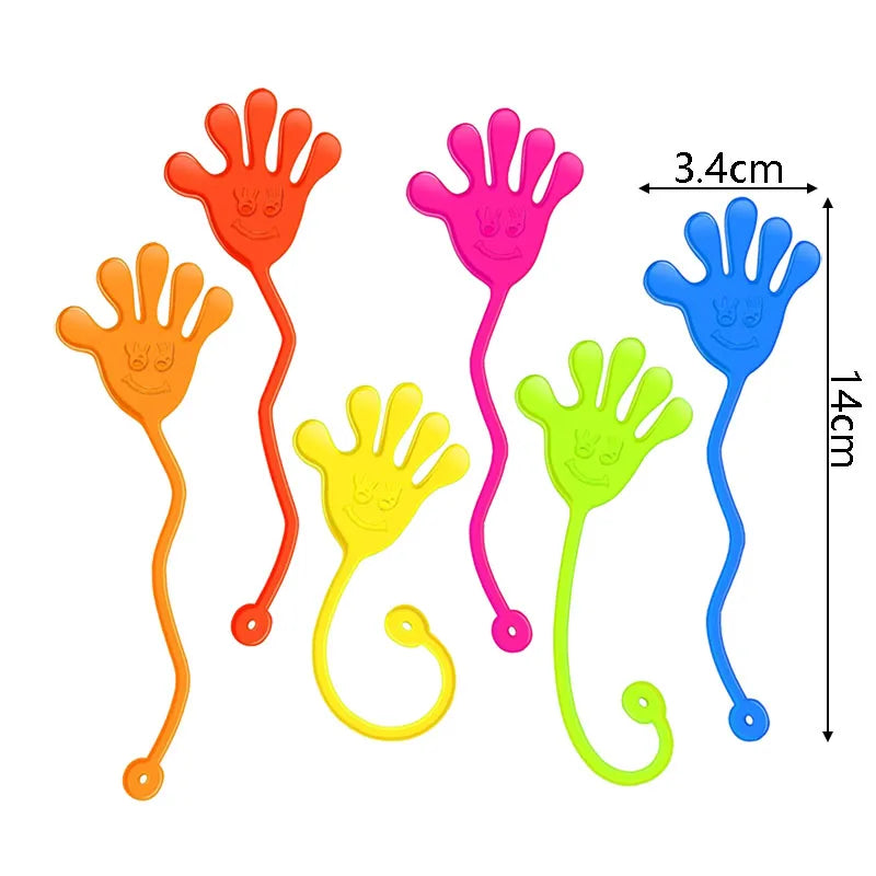 10/20/30pcs Sticky Hands Spider Web Toy Stress Relief