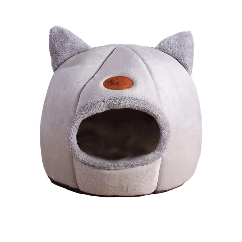 Deep Sleep Comfort Winter Cat Bed Mat Basket Small Dog House Pets Tent