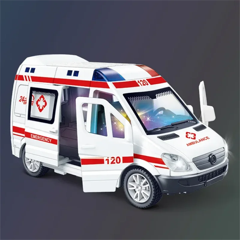 1:32 Scale Emergency Vehicle Toy with Sound & Lights