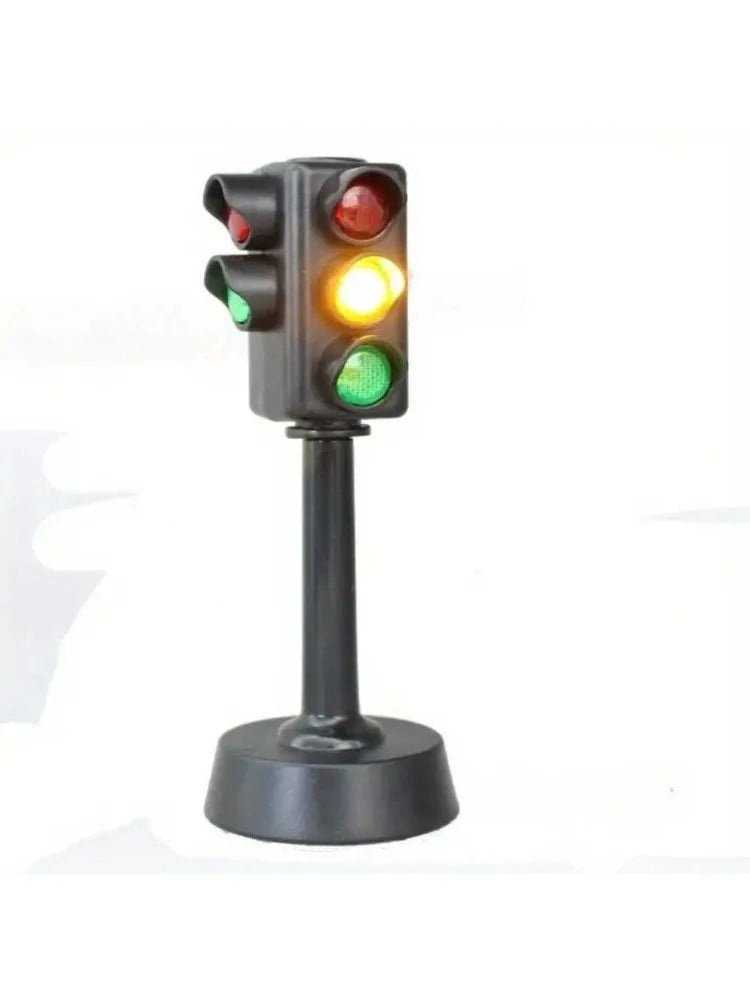 Mini Traffic Signs Road Light Block Children Safety Education Puzzle Traffic