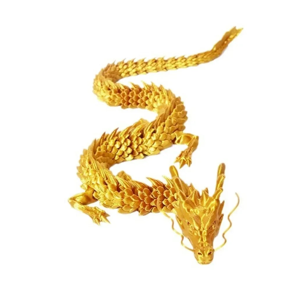88CM 60CM 3D Printed Gem Dragon Crystal Fidget Toy Rotatable Articulated