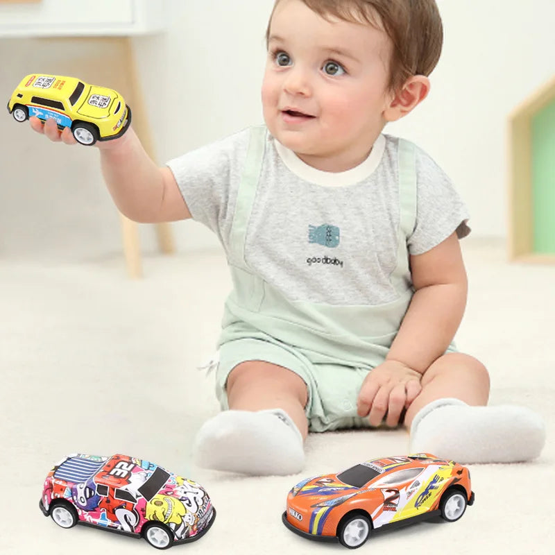 20 30 50Pcs Mini Car Set Inertia Vehicles