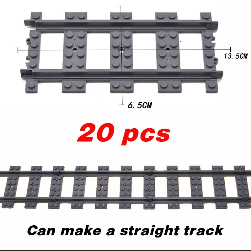 City Trains Building Block Railway Set STEM Toy
