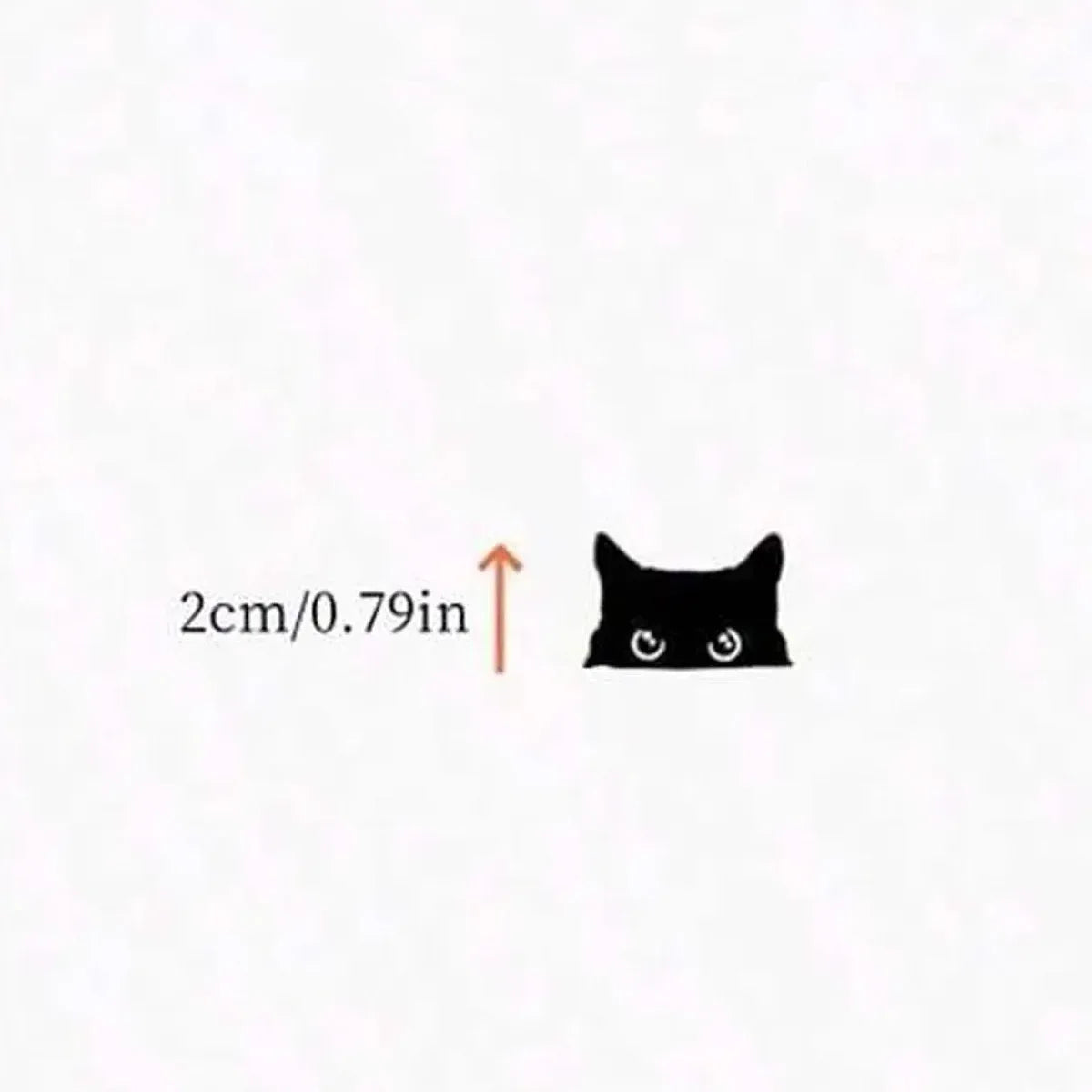 Black Cat Peeker Car Decal Vinyl Sticker
