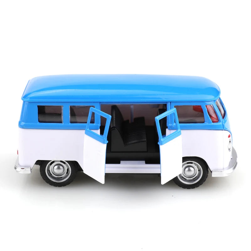 1:38 Classic Alloy T1 Bus Retro Exquisite Stylish Children's Toy