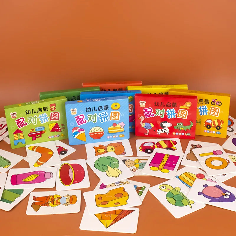 32 Pcs Enlightenment Card Matching Puzzle