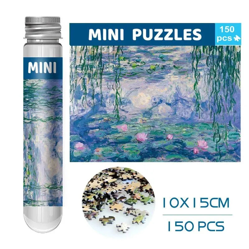 150pcs Test Tube Jigsaw Puzzle World Famous Painting Van Gogh Starry Night