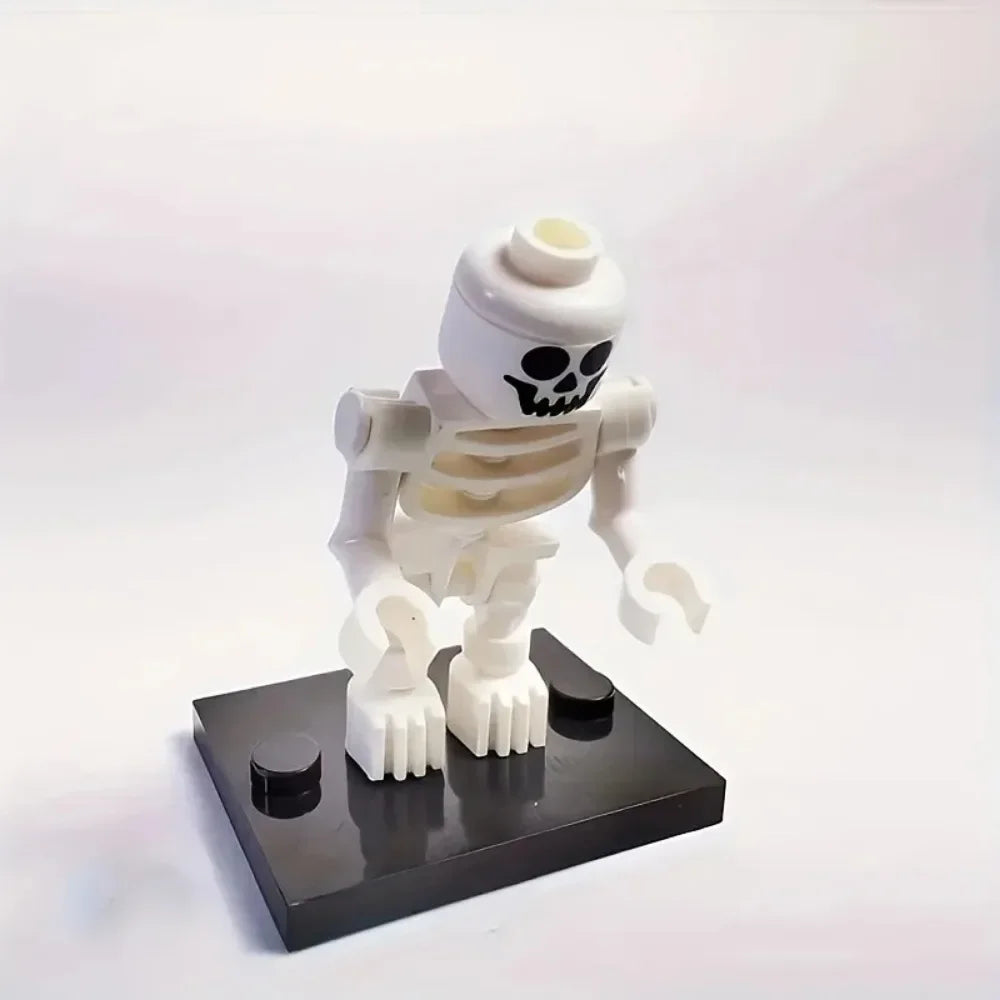 Skeleton Soldiers Building Blocks People Halloween Figures Mini Building Blocks