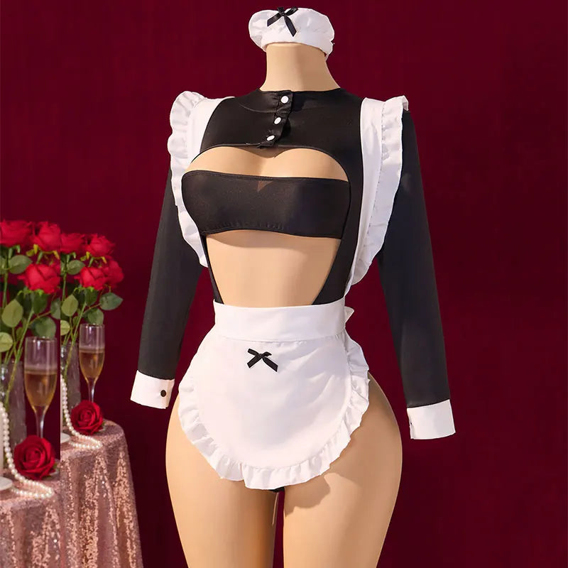 Maid Costume Role-Play Women Uniform Exotic Nurse Dress Cosplay Party