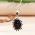 Gothic Vampire Cameo Pendant Choker Velvet Necklace
