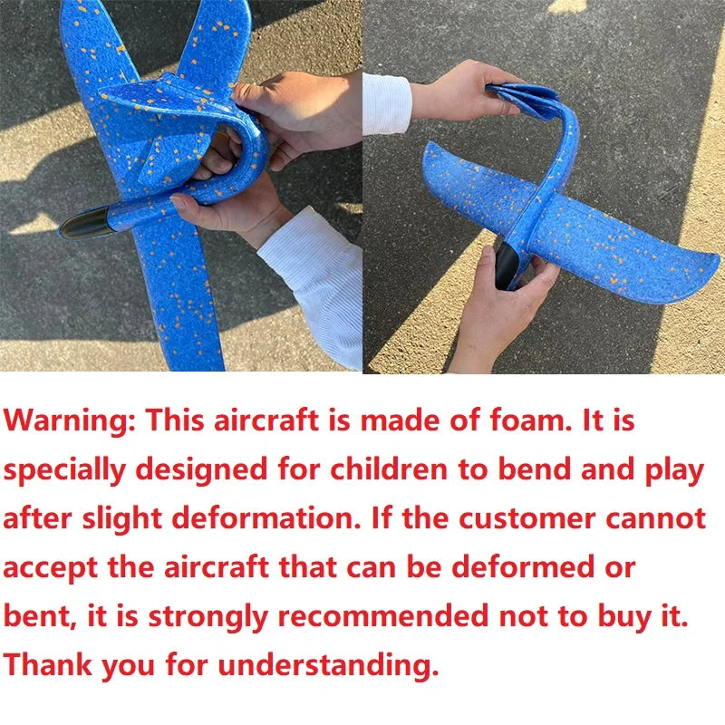 50cm EPP Foam Glider Airplane Hand Throw