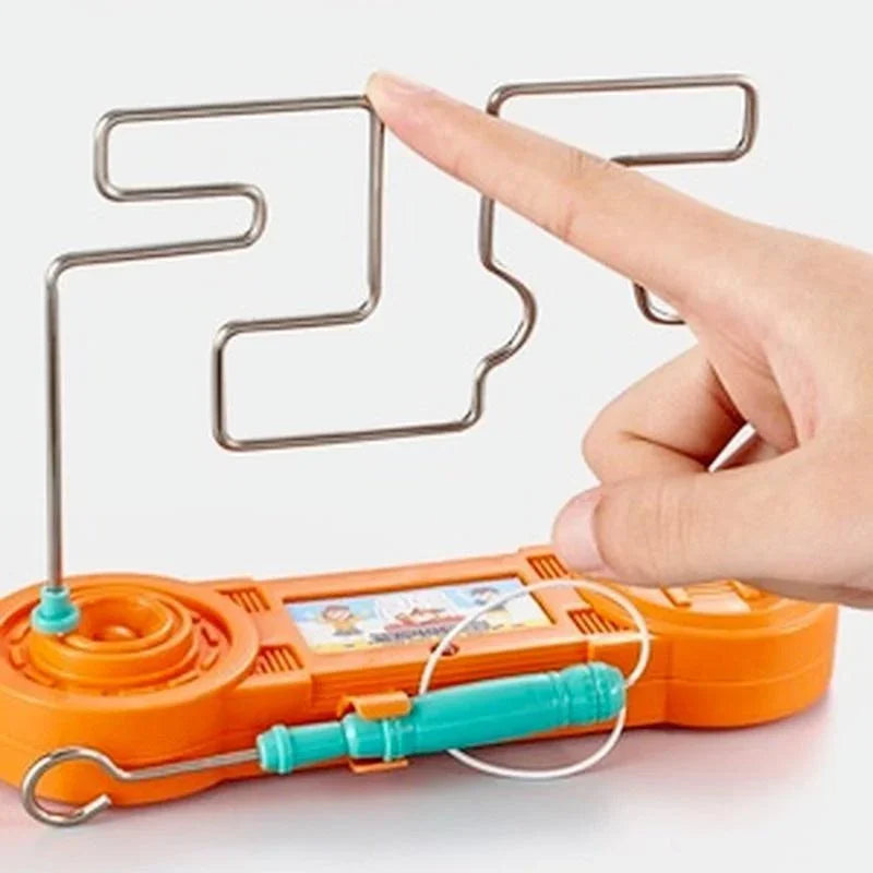 Kids Collision Electric Shock Toy Education Electric Touch Maze Game Party