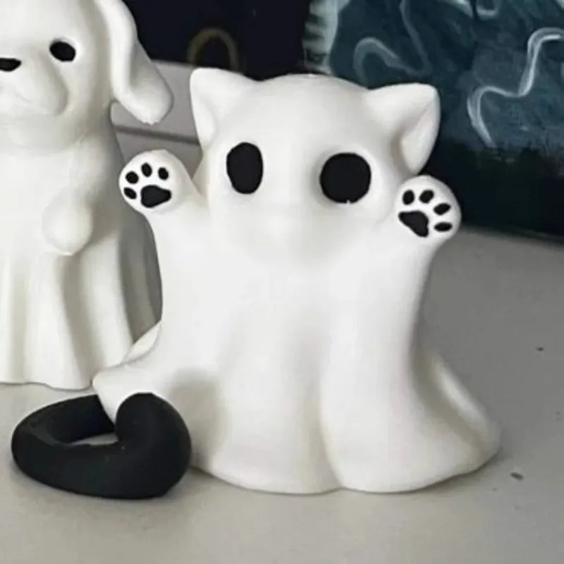 10Pcs Luminous Ghost Figures Aquarium Terrarium Decor