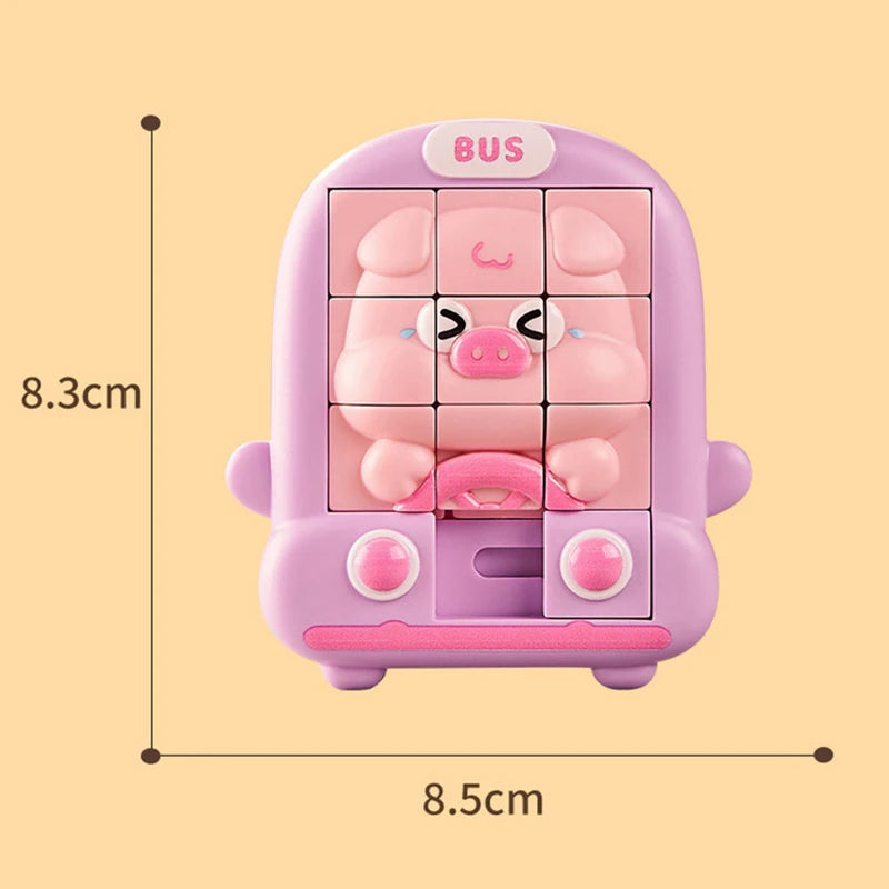 Children Cartoon Animal Slide Puzzles Toys Logical Thinking Training Challenges