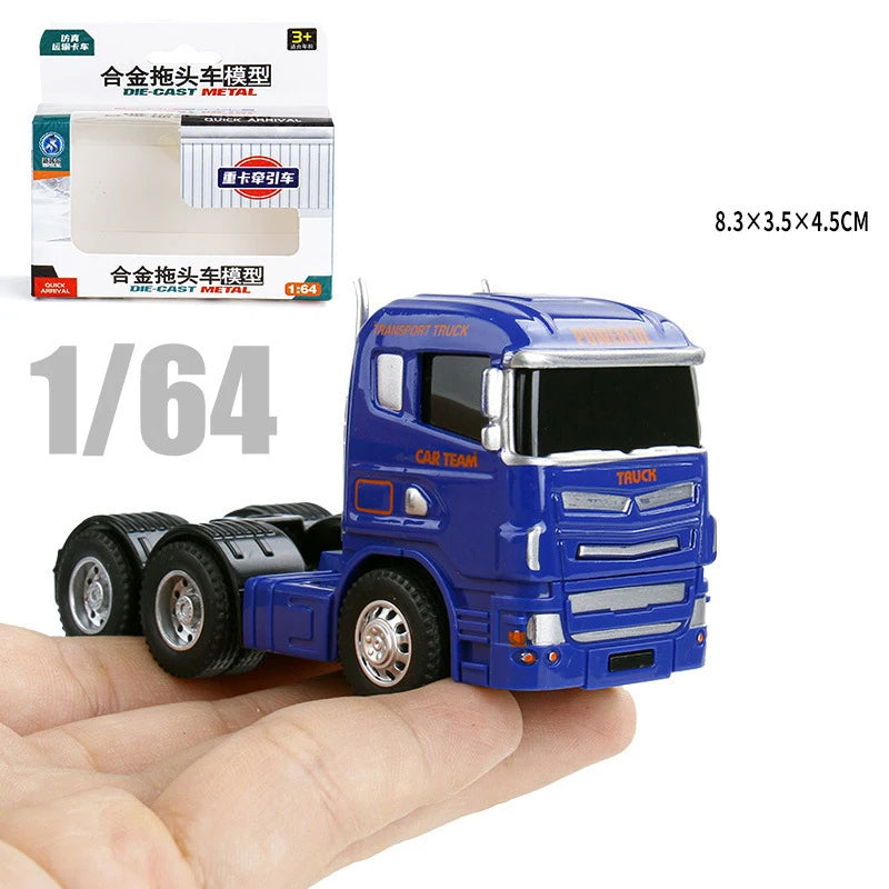 1:64 Scania Container Truck American Container Truck Alloy Diecast Model Car