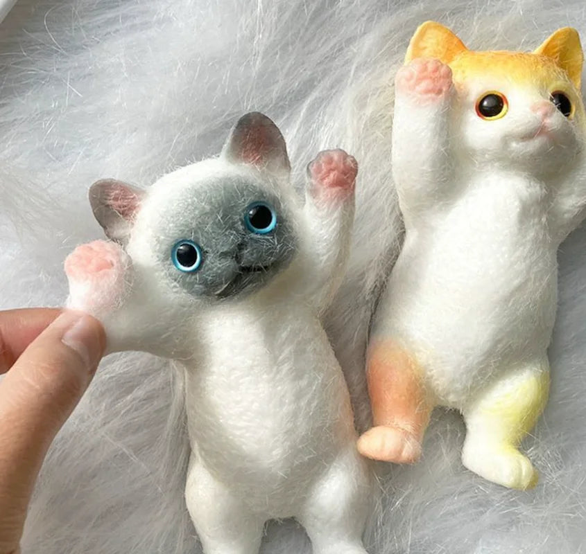 Simulated Cat Pinching Stress Relief Toy DIY