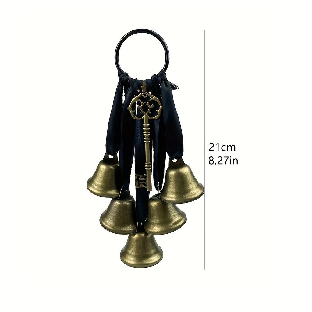 Iron Witch Wind Chimes Decorative Door Handle Bells Home Protection Room
